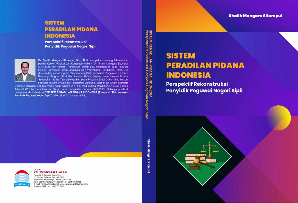 SISTEM PERADILAN PIDANA INDONESIA (Perspektif Rekonstruksi Penyidik ...